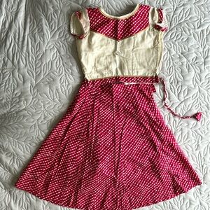 Lehenga Choli for 5 year old girl. Very nice pure cotton fabric.